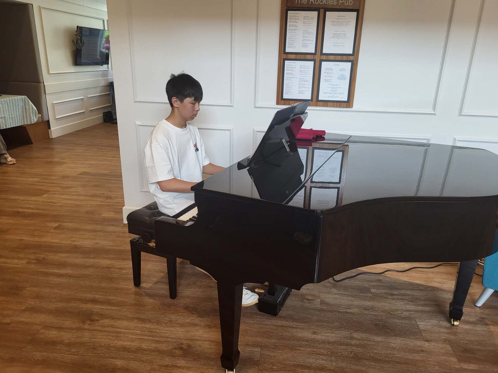 A student performing at The Scenic Grande